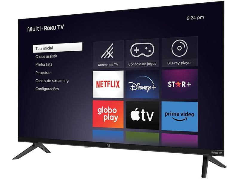 Smart Tv Hd 32 Polegadas Dled Wifi Multi Roku Express Netflix