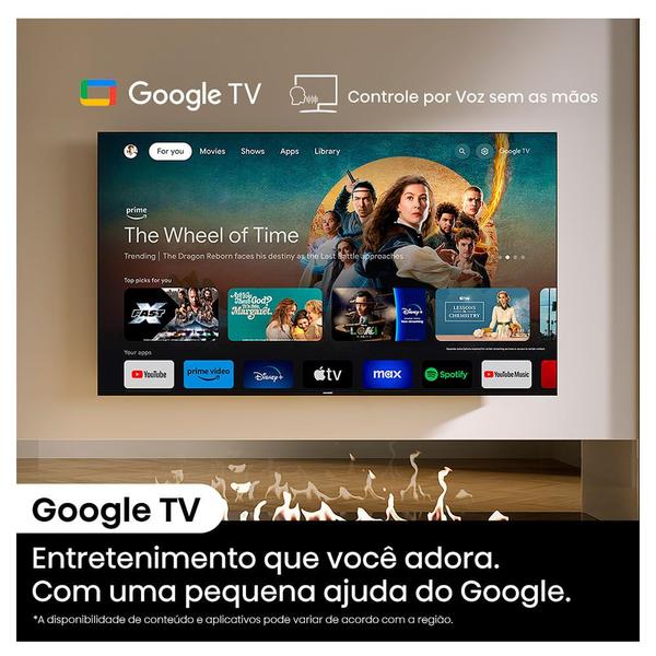 Imagem de Smart TV Hisense QLED Mini UHD 4K 65" Polegadas Frequência 144 Hz e Wi-Fi - 65U75LUA