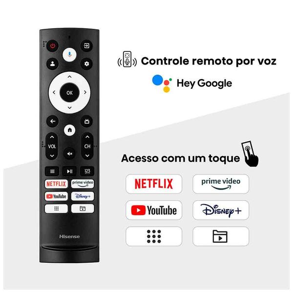 Imagem de Smart TV Hisense QLED Mini UHD 4K 65" Polegadas Frequência 144 Hz e Wi-Fi - 65U75LUA