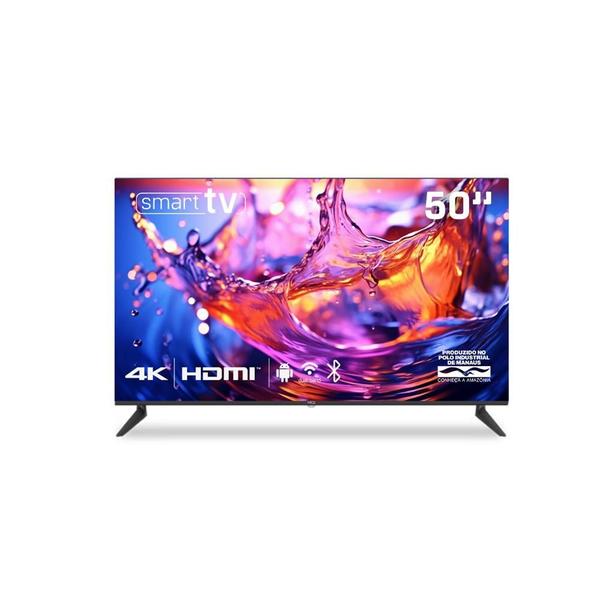 Smart TV HQ 50" UHD Tela sem Bordas Sistema Android Design Slim HQS50NKHM Smart TV HQ 50" UHD Tela sem Bordas Sistema Android Design Slim HQS50NKHM
