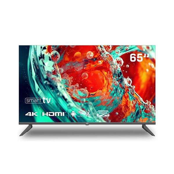 Smart TV HQ 65" 4K tela sem bordas design Slim HQS65NKHM Smart TV HQ 65" 4K tela sem bordas design Slim HQS65NKHM