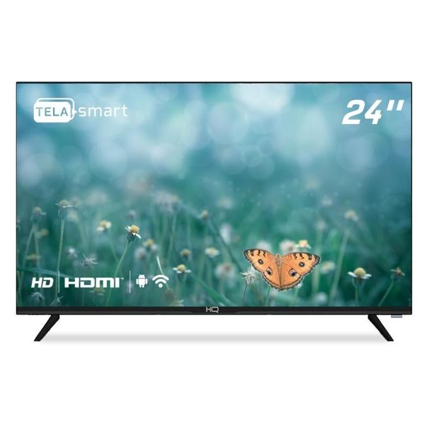 Smart TV HQ LED 24" 2 HDMI 2 USB WI-FI Android 11 e Processador Quad Core Smart TV HQ LED 24" 2 HDMI 2 USB WI-FI Android 11 e Processador Quad Core