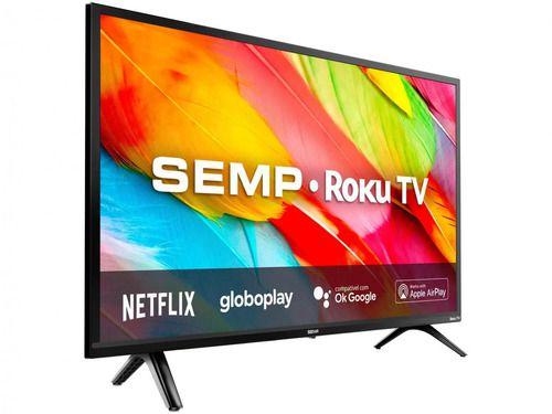 Imagem de Smart Tv Led 32'' Com Roku R6500 Dual Band Semp Bivolt