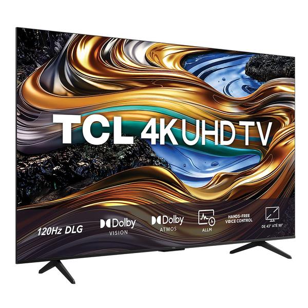 Imagem de Smart TV LED 75" Google TV Ultra HD 4K TCL 75P755 Comando de Voz HDR10+ 120Hz DLG HDMI 2.1 Bluetooth