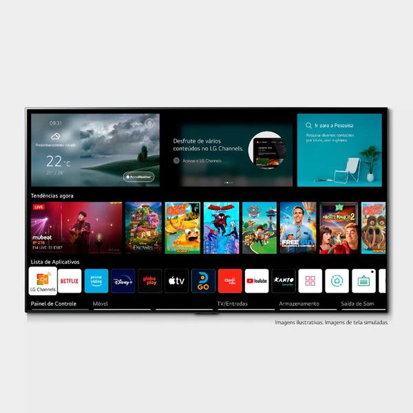 Imagem de Smart TV LG 60'' 4K UHD HDR 60UQ8050PSB ThinQ AI HDMI Wi-fi