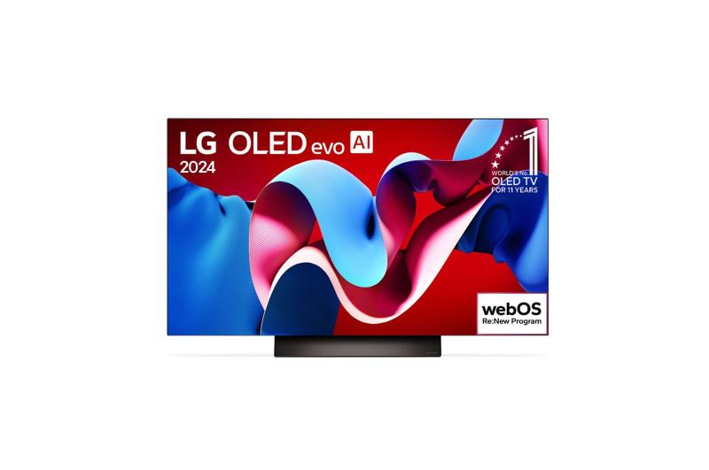 Imagem de Smart TV LG OLED evo 4K C4 55 polegadas 2024