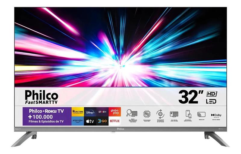 Smart tv philco 32 hd roku p32cra