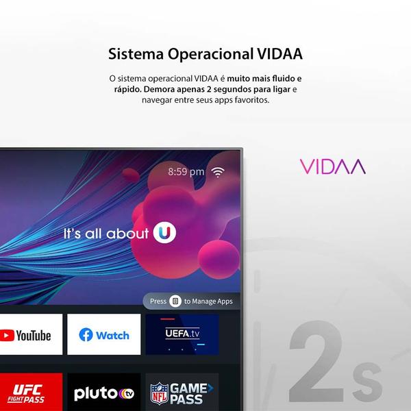 Imagem de Smart TV QLED 65 4K Toshiba 65M550L VIDAA 3HDMI 2USB Wi-Fi - TB027M