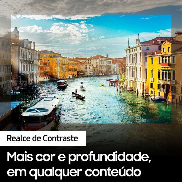 Imagem de Smart TV Samsung 43" UHD 4K 43CU7700 2023 Processador Crystal 4K Tela sem Limites