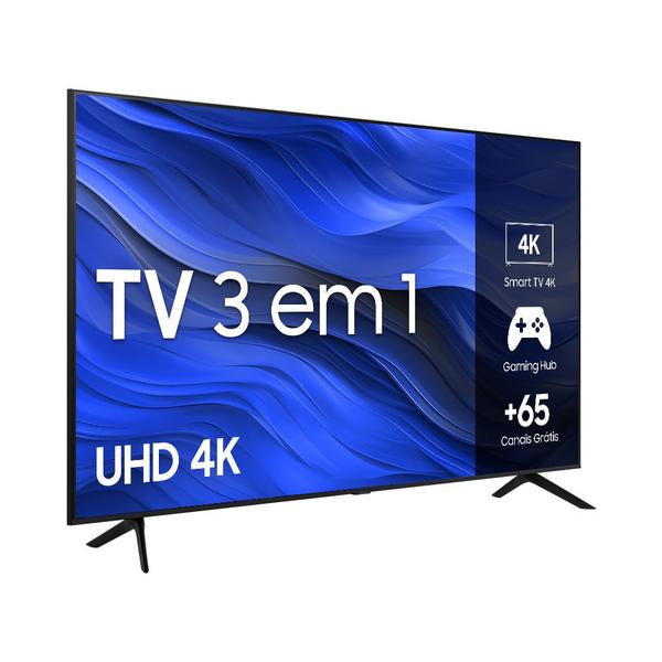Imagem de Smart TV Samsung 43" UHD 4K 43CU7700 2023 Processador Crystal 4K Tela sem Limites