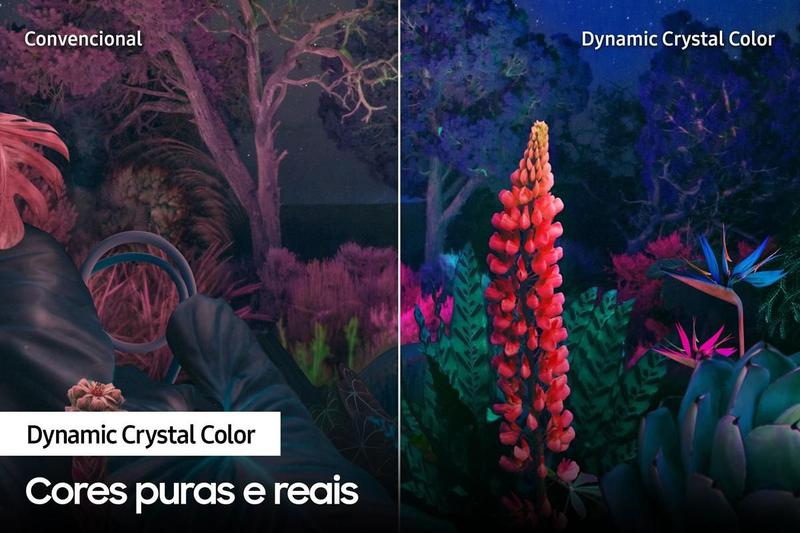 Imagem de Smart TV Samsung 50" Crystal UHD 4K 50CU8000 Painel Dynamic Crystal Color