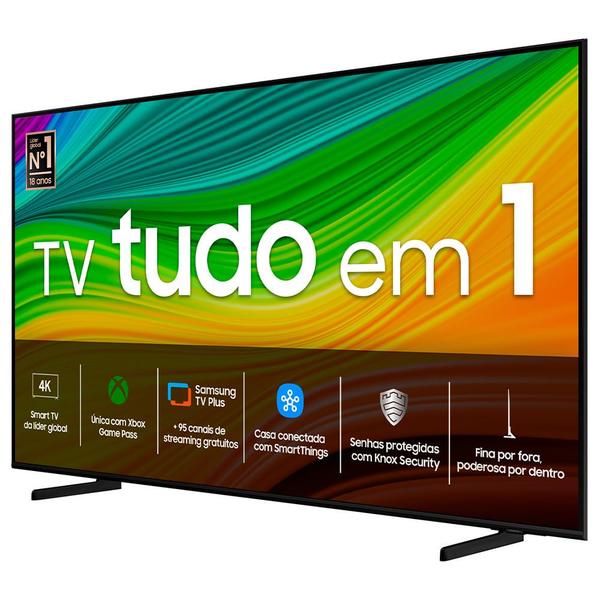 Imagem de Smart TV Samsung QLED 4K 55" Polegadas 55Q60DTO 2024, Modo Game, Som em Movimento, Tela sem limites e Wi-Fi