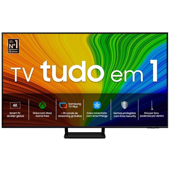 Smart TV Samsung QLED 4K 55" Polegadas 55Q70D 2024, Processador com AI, Gaming Hub, Alexa ... Smart TV Samsung QLED 4K 55" Polegadas 55Q70D 2024, Processador com AI, Gaming Hub, Alexa ...