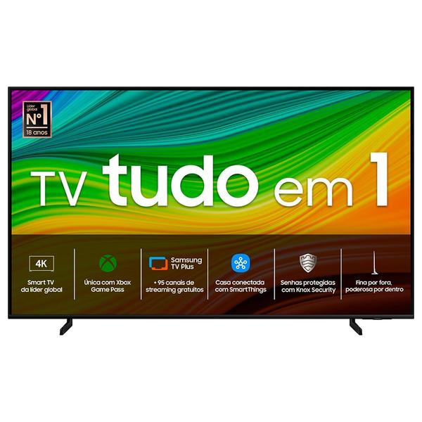 Smart TV Samsung QLED 4K 65" Polegadas 65Q60DTO 2024 Modo Game, Som em Movimento, Tela sem...