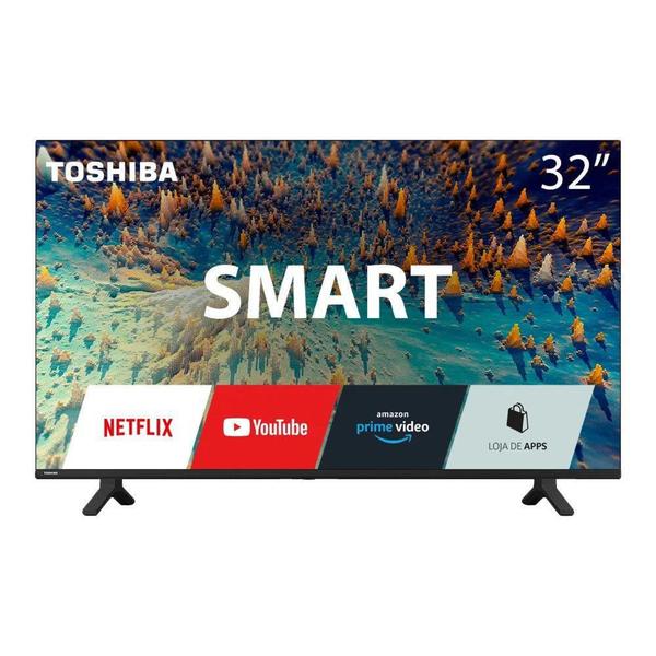 Imagem de Smart TV Toshiba 32 HD DLED Wi-Fi USB Com conversor Digital - TB007