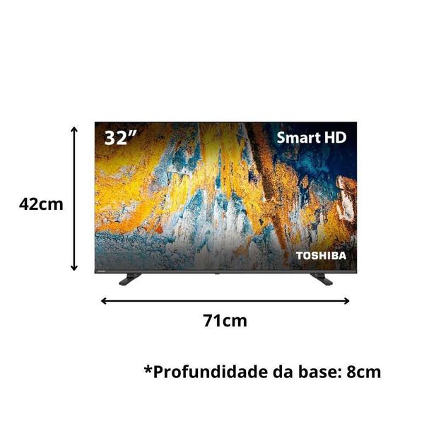 Imagem de Smart TV Toshiba TB016M 32" DLED HD Dolby Audio