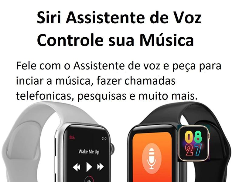 Imagem de Smart Watch C55 Plus Notificações Monitoramento de Sono Bluetooth Voz Siri 