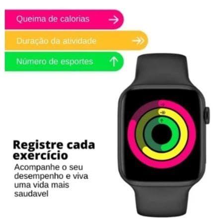 Imagem de Smart watch Series 8 W28 Preto Pro Envio Já