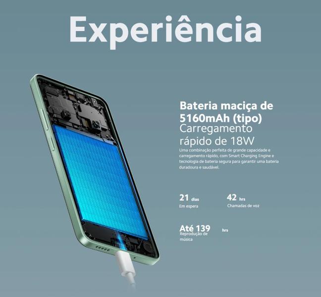 Imagem de Smartphone C75 NFC 256GB e 128GB 12GB RAM câmera tripla 50MP  8MP  tela 120Hz HD 6.8 Premium Design Lançamento versão Global