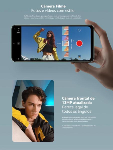 Imagem de Smartphone C75 NFC 256GB e 128GB 12GB RAM câmera tripla 50MP  8MP  tela 120Hz HD 6.8 Premium Design Lançamento versão Global