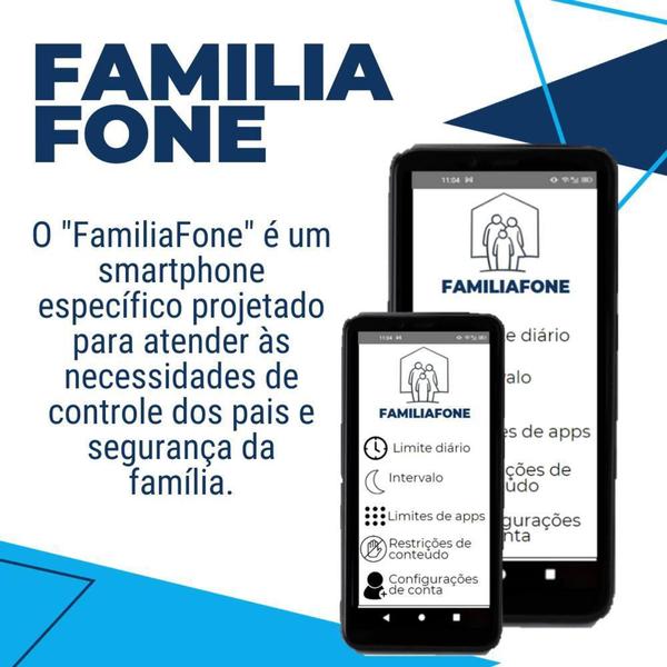 Imagem de Smartphone familiafone 32gb dual segurança em suas mãos - POSITIVO