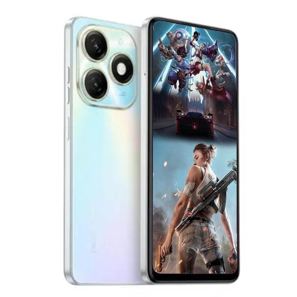 Imagem de Smartphone Gamer Tecno Spark 20 Branco  256GB/8GB RAM Helio G85 Camera 50Mpx