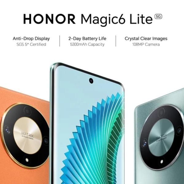 Imagem de Smartphone Honor Magic 6 Lite 256gb 8gb Versão Global