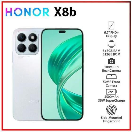 Imagem de Smartphone Honor X8b Platinum  8gb RAM