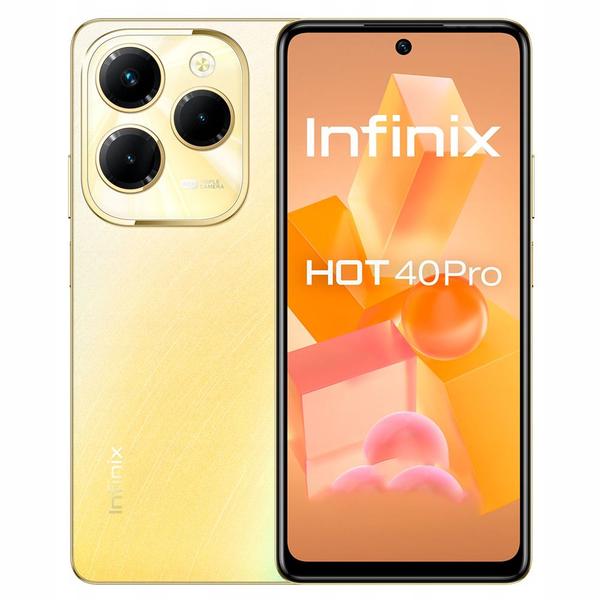 Imagem de Smartphone Infinix Hot 40 Pro Dual Sim lte 6.78 16GB/256GB FreeFire NFC - Gold