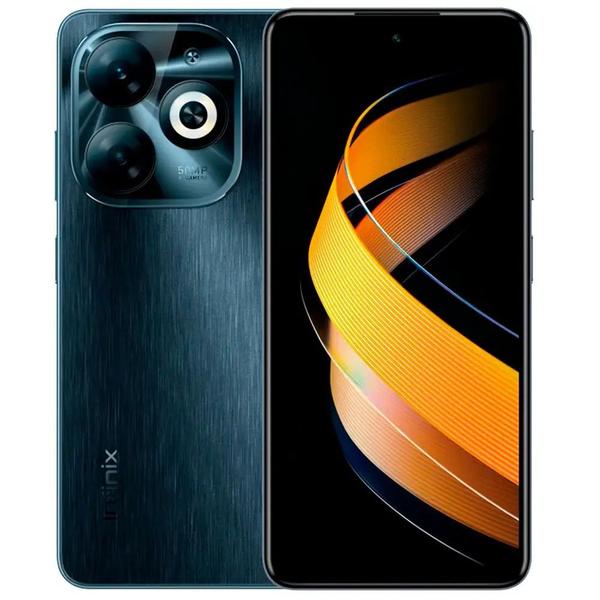 Smartphone Infinix Smart 8 Pro 6.6 HD 90Hz 256GB 4GB RAM Câmera Dupla 50MP Dual Chip Preto Smartphone Infinix Smart 8 Pro 6.6 HD 90Hz 256GB 4GB RAM Câmera Dupla 50MP Dual Chip Preto
