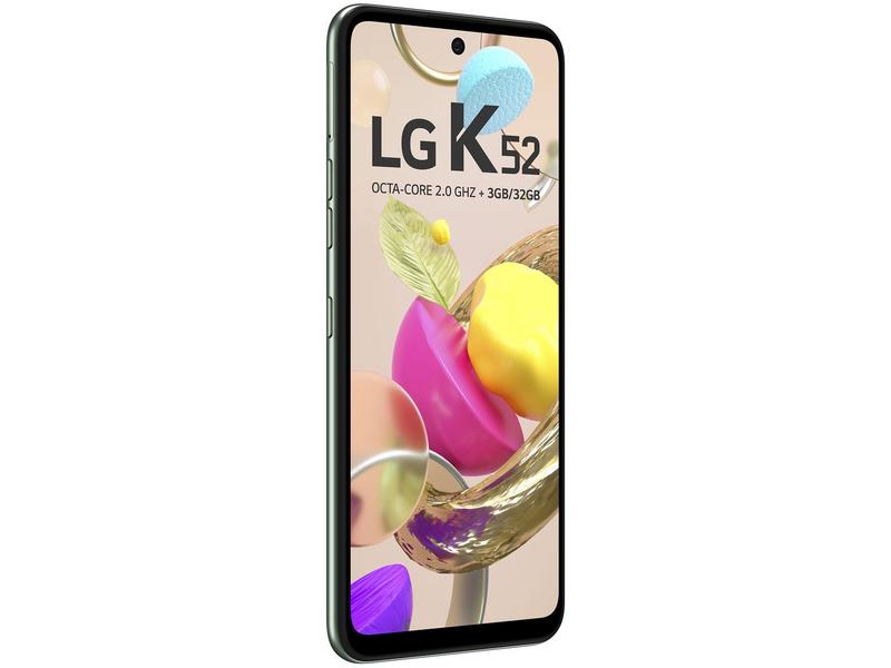 Imagem de Smartphone LG K52 64GB Verde 4G Octa-Core 3GB RAM Tela 6,6” Câm. Quádrupla + Selfie 8MP Dual Chip