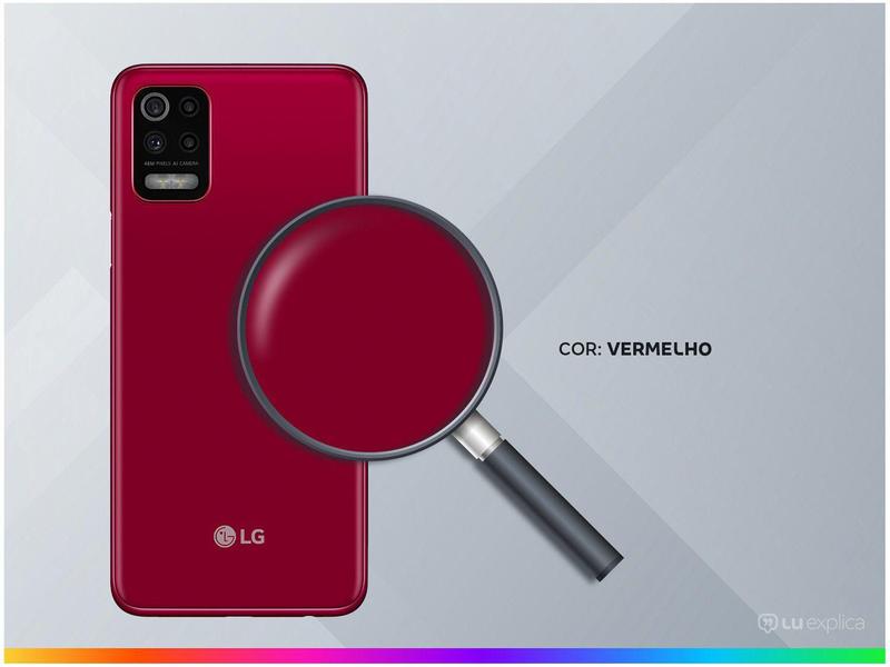 Imagem de Smartphone LG K62 64GB Vermelho 4G Octa-Core - 4GB RAM Tela 6,59” Câm. Quádrupla + Selfie 13MP