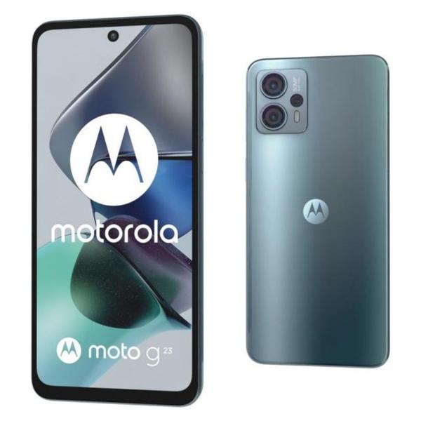 Imagem de Smartphone Moto G23 Azul Motorola Android 13 Octa core 128gb 8gb Display 6,5 HD+ IPS Wifi Dual Band USB C 2.0