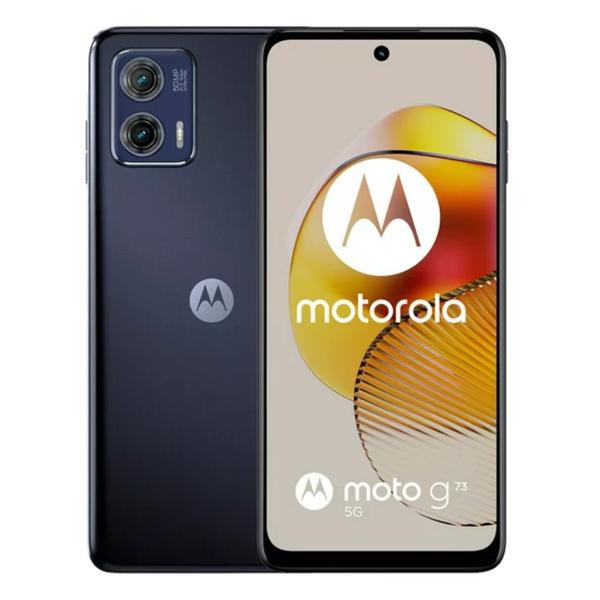 Imagem de Smartphone Moto G73 5G Azul Motorola com Fone de Ouvido TWS