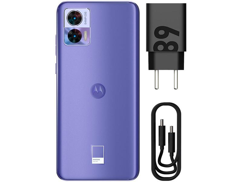 Smartphone Motorola Edge 30 Neo 256GB Lilás 5G Octa-Core 4GB RAM 6