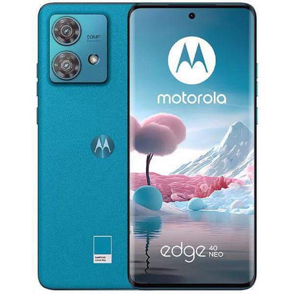 Imagem de Smartphone Motorola Edge 40 Neo 256GB Caneel Bay 5G 8GB RAM 6,55" Câm. Dupla + Selfie 32MP Dual Chip