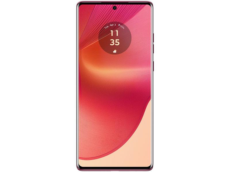 Imagem de Smartphone Motorola Edge 50 Fusion 256GB Pink Vegan Suede 5G 16GB RAM 6,7" Câm. Dupla 32MP Dual Chip