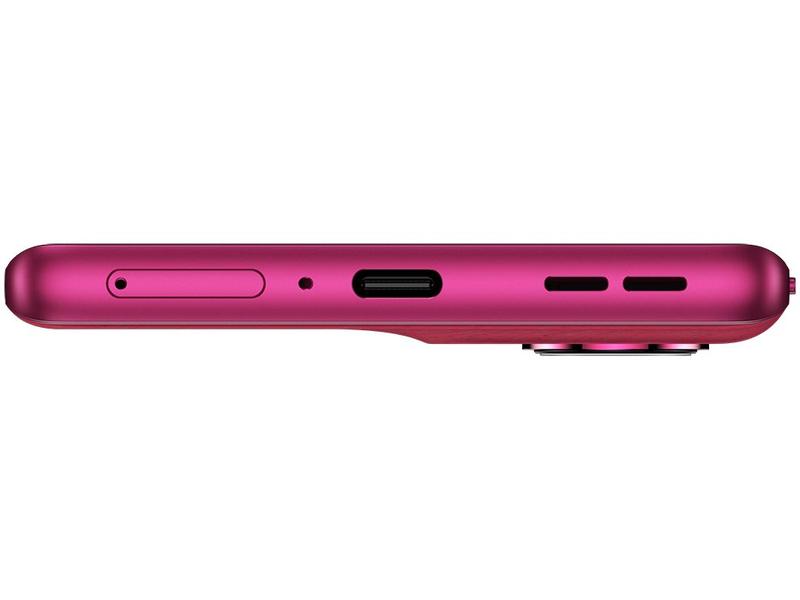 Imagem de Smartphone Motorola Edge 50 Fusion 256GB Pink Vegan Suede 5G 16GB RAM 6,7" Câmera Sony Dupla Selfie 32MP Dual Chip