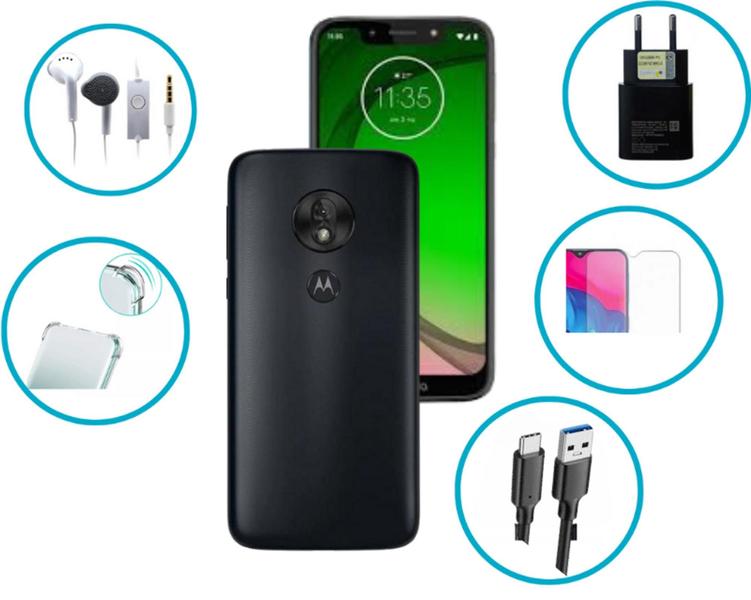 Imagem de Smartphone Motorola G7 Play 32Gb 3Ram Preto Dual Sim Novo