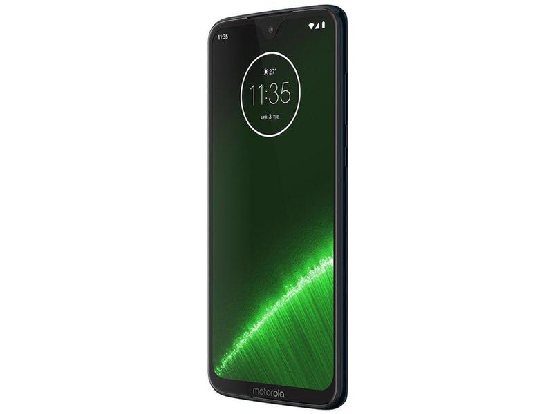 Imagem de Smartphone Motorola G7 Plus 64GB Indigo 4G - 4GB RAM Tela 6,24” Câm. Dupla + Câm. Selfie 12MP