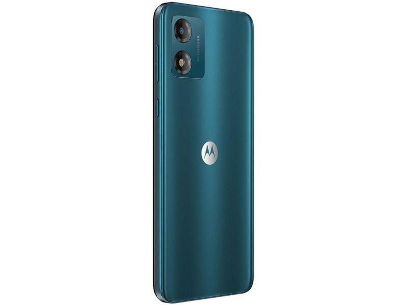 Imagem de Smartphone Motorola Moto E13 32GB Verde 4G Octa-Core 2GB RAM 6,5" Câm. 13MP + Selfie 5MP Dual Chip