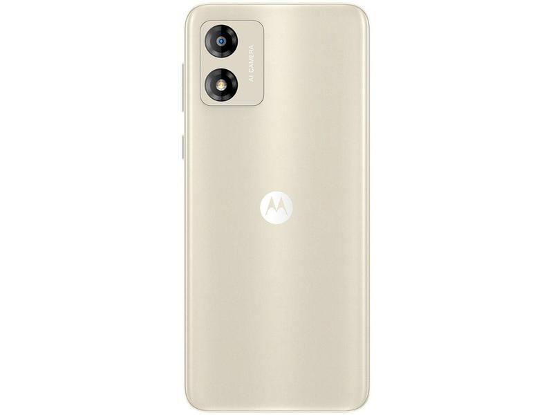 Imagem de Smartphone Motorola Moto E13 64GB Off-White 4G Octa-Core 4GB RAM 6,5" Câm. 13MP + Selfe 5MP Dal Chip