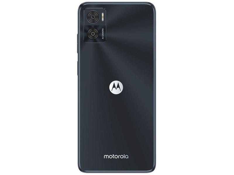 Imagem de Smartphone Motorola Moto E22 128GB Preto 4G 4GB RAM 6,5" Câm. Dupla + Selfie 5MP Dual Chip