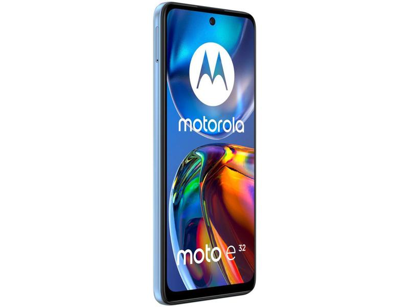 Imagem de Smartphone Motorola Moto E32 64GB Azul 4G - Octa-Core 4GB RAM 6,5” Câm. Tripla + Selfie 8MP