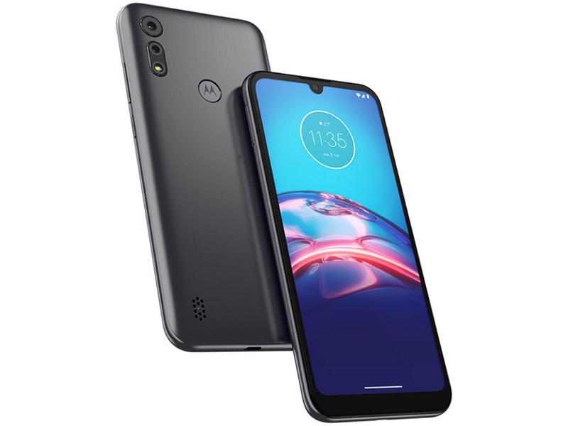 Imagem de Smartphone Motorola Moto E6i 32GB Cinza Titanium 4G 2GB RAM Tela 6,1” Câm. Dupla + Selfie 5MP