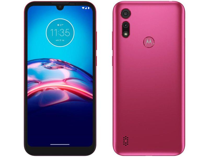 Imagem de Smartphone Motorola Moto E6i 32GB Pink 4G 2GB RAM Tela 6,1” Câm. Dupla + Selfie 5MP