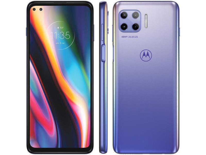 Smartphone Motorola Moto G 5G Plus 128GB - Lilás Prisma 8GB RAM Tela 6,7” Câm. Quádrupla Smartphone Motorola Moto G 5G Plus 128GB - Lilás Prisma 8GB RAM Tela 6,7” Câm. Quádrupla