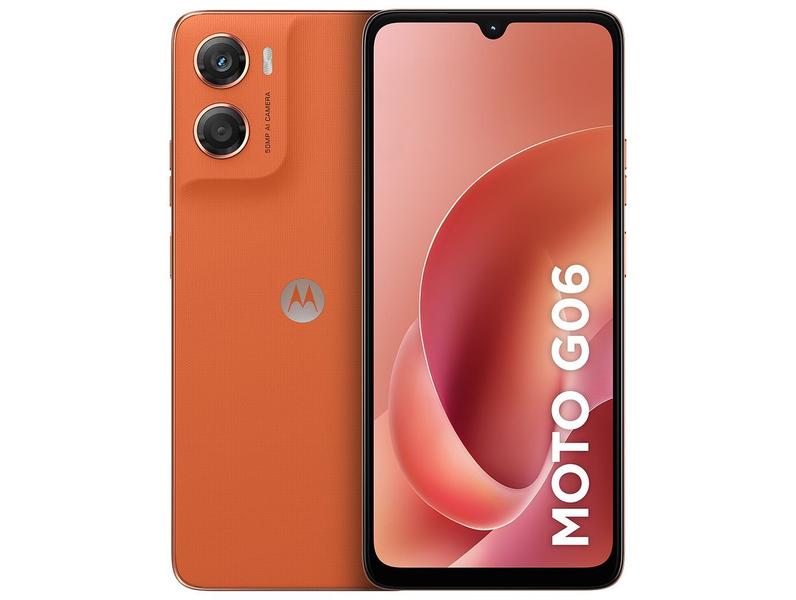 Smartphone Motorola Moto g06 128GB 4GB Ram Laranja 6,9" Câm. 50MP + Selfie 8MP Smartphone Motorola Moto g06 128GB 4GB Ram Laranja 6,9" Câm. 50MP + Selfie 8MP