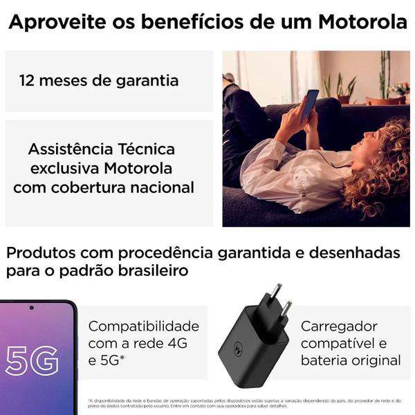 Imagem de Smartphone Motorola Moto G24 128GB Rosa 4G Tela 6,6  Câmera Dupla 50MP Selfie 8MP Dual Chip Android 14