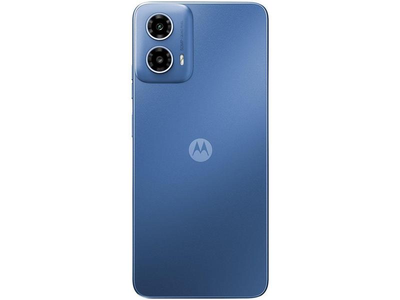 Imagem de Smartphone Motorola Moto G34 128GB Azul 5G 4GB + 4GB RAM Boost 6,5" Câm. Dupla + Selfie 16MP Dual Ch